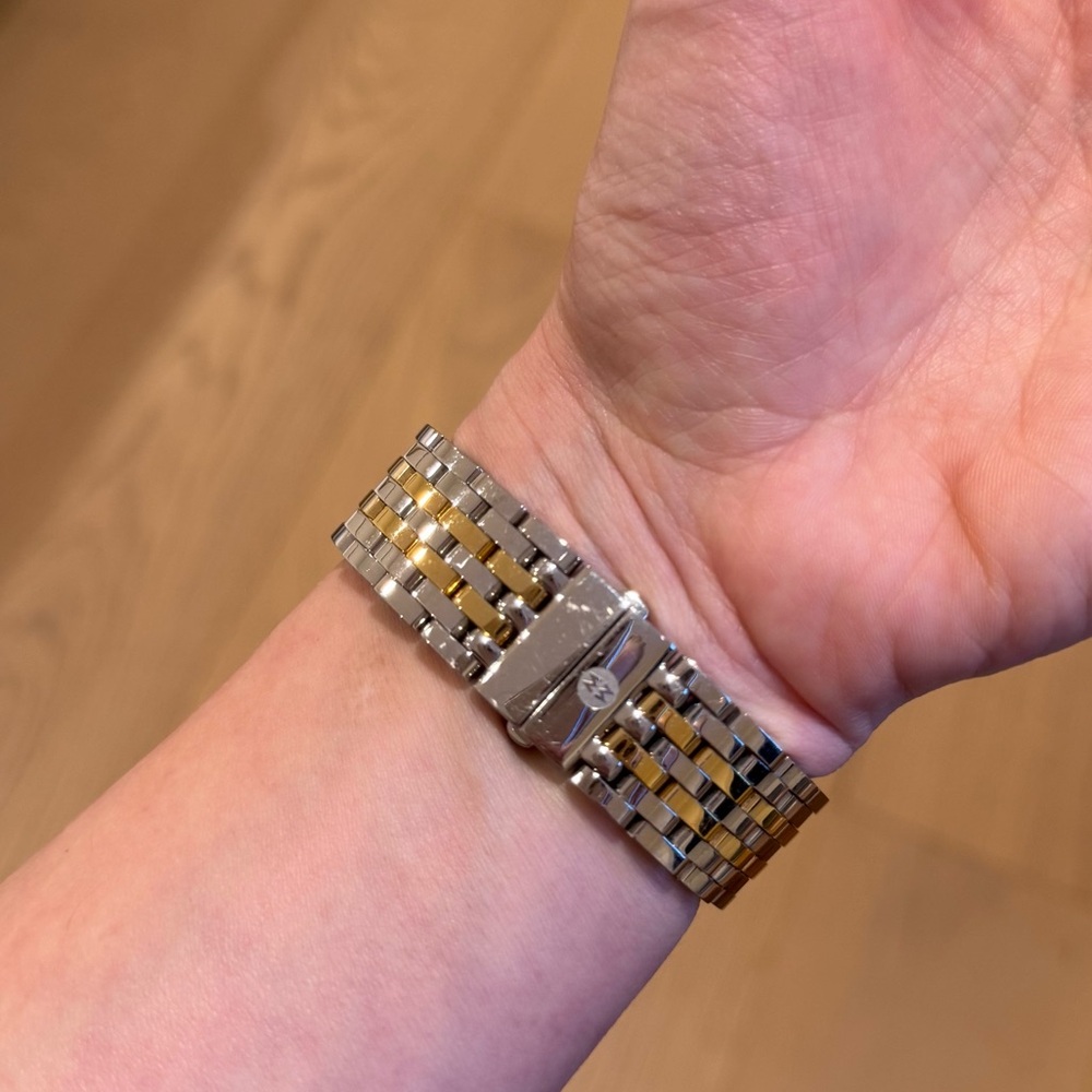MICHELE Deco Diamond Chronograph Bracelet Watch, 33mm - Picture 6 of 17